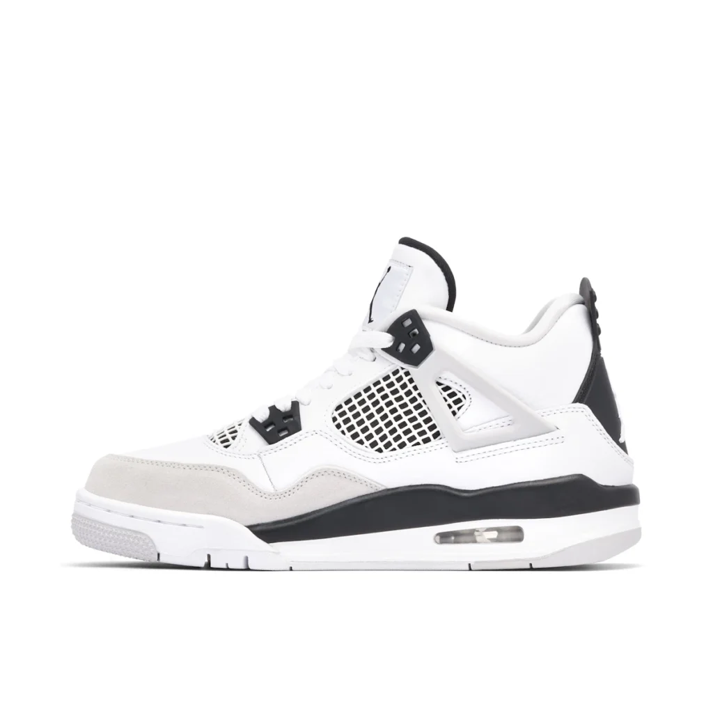 Buty NIKE Air Jordan 4 Retro Military Black - 408452-111 - obrazek 2