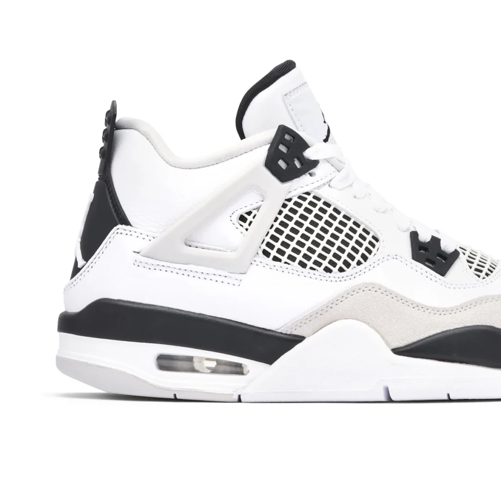 Buty NIKE Air Jordan 4 Retro Military Black - 408452-111 - obrazek 3