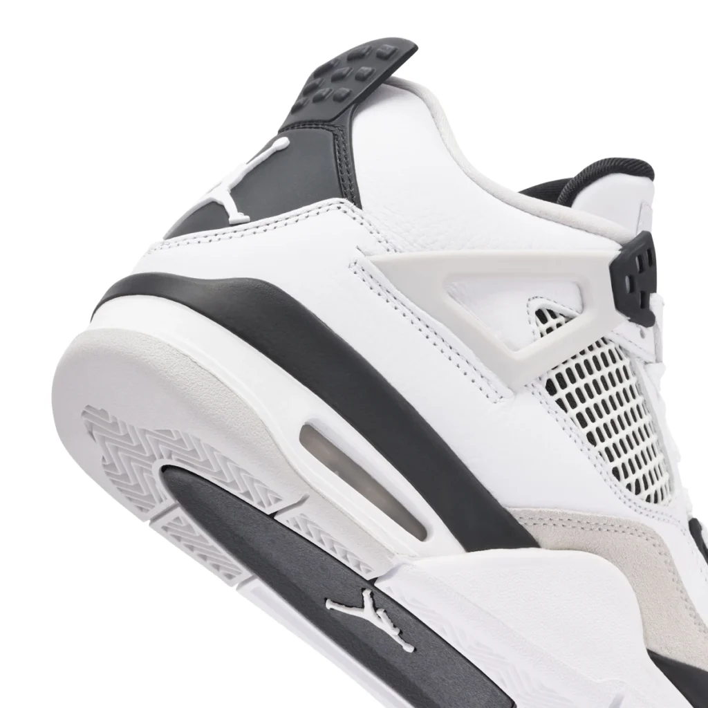 Buty NIKE Air Jordan 4 Retro Military Black - 408452-111 - obrazek 4