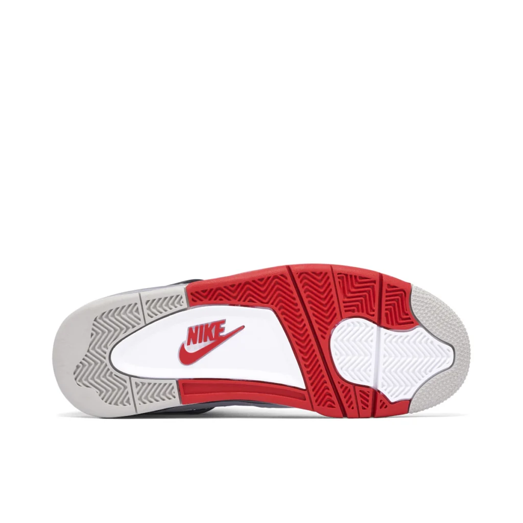 Buty NIKE Air Jordan 4 Retro Fire Red - Białe DC7770-160 - obrazek 5