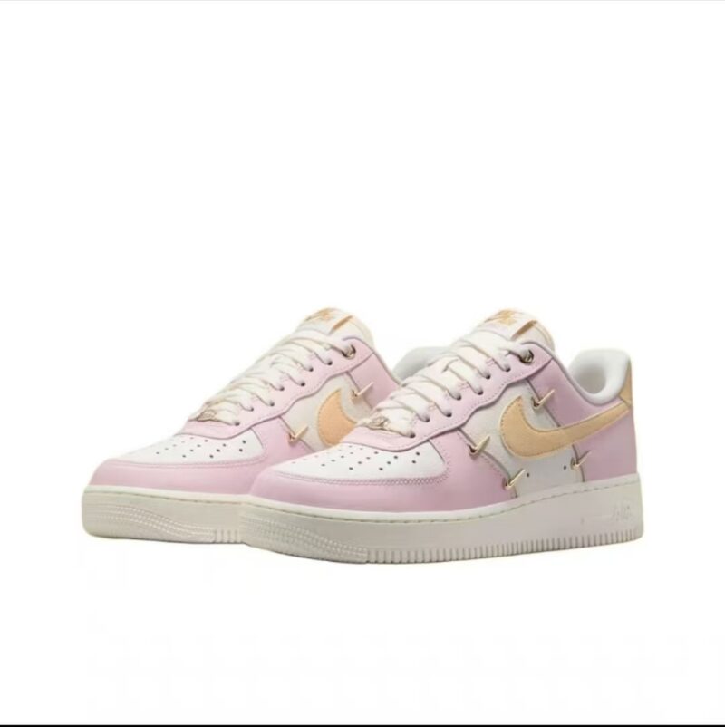 Buty Nike Air Force LX Beżowe Różowe IB2574-600 - obrazek 3