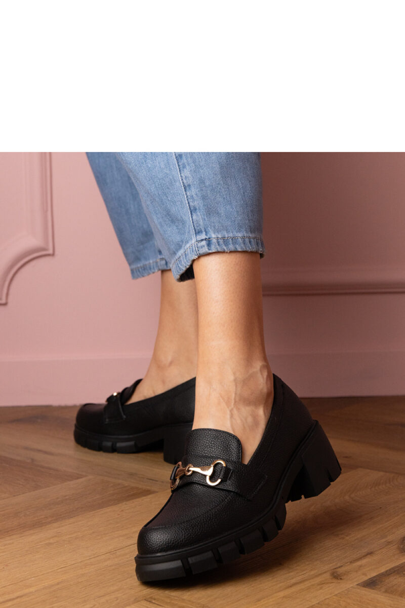 Półbuty Model Marela 1-703 Black - PRIMO