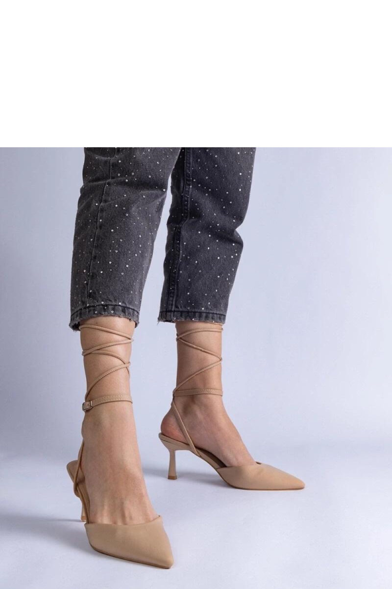 Szpilki Model Viktoriada K10040 Beige - PRIMO